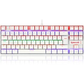 Resim Redragon K552-KR Kumara Rainbow Türkçe Oyuncu Klavyesi 