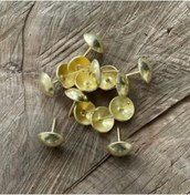 Resim Dmr 21mm Parlak Sarı Kabara Raptiye Gold Sarı Koltuk Kapı Çivisi 20adet 21mm 