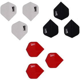 Resim 3 Set (9 Adet) Dartsan Dart Flight-flayt. 100 Micron Pet 