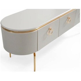 Resim Evnesya1 Desing Tv Sehpa Beyaz 