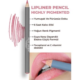 Resim Alix Avien Uzun Süre Kalıcı Dağılma Yapmayan Nemlendirici Dudak Kalemi Lipliner Pencil 11 True Rose 