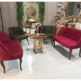 Resim VENQM Çay Seti Koltuk Balkon Takımı 2 +2+1+1 