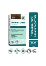 Resim Robin & Odin Organik Kalıcı Saç Boyası 7 Medium Blonde (548733626) 