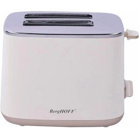 Resim Braventa Collection Berghoff Gem Pearl 2 Dilim Ekmek Kızartma Makinesi – 1000 W, Paslanmaz Çelik | Vanilya Krem 