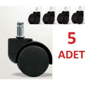 Resim Genel Markalar Ofis Bilgisayar Büro Koltuk Yıldız Ayak Tekerleği Tekerlek - Tekerlekler - Tek Ebat 