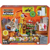 Resim Nessiworld HPD63 Matchbox Aksiyon Sürücüleri Muhteşem İnşaat Alanı Oyun Seti 