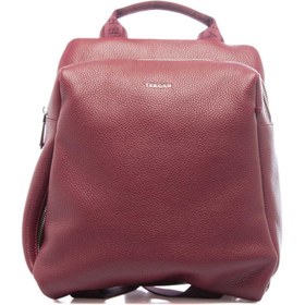 Resim Bordo Deri Kadın Sırt Çantası - S1SR00079384-M71 