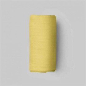 Resim Şanlı Çift Kişilik Penye Lastikli Çarşaf Sarı 160x200 