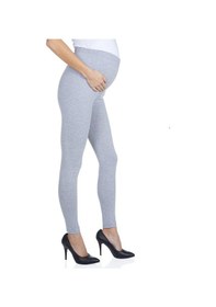 Resim Luvmabelly Maternity 8001-8002-8009 Hamile Pamuk Tayt-gri 