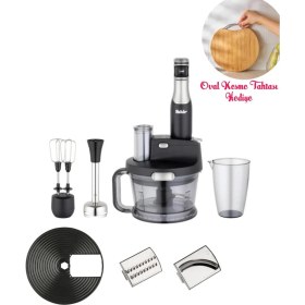 Resim Güçlü 1000W Çok Amaçlı Mutfak Robotu, 4 Bıçaklı Blender ve Doğrayıcı 
