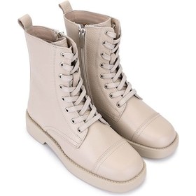 Resim Tamer Tanca Kadın Bej Floter Casual Bot 1145 1988 Bn Bot Sk25-26 Bej Fltr Bej 