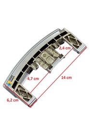 Resim Ozba Ticaret Newpol 14NEMES8ASINOX Çamaşır Makinesi Kapak Mandalı Tutamağı İNOX 