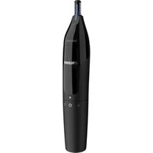 Resim Philips NT1650 Burun ve Kulak Kılı Düzeltici – Çekme Hissi Olmadan Konforlu Kablosuz Kesim, 150 dk Kullanım, Paslanmaz Çelik Bıçak ve Çoklu Başlık 