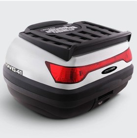 Resim Wogen Motosiklet Arka Çanta 41l Su Geçirmez Beyaz Beyaz - Siyah 