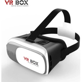 Resim VRBox Kumandalı Sanal Gerçeklik Gözlüğü Beyaz Renk Universal Uyumlu Konforlu Tasarım 