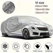 Resim Meridiangoods M Evrensel Araç Örtüsü Su Geçirmez Uv Koruma Tüm Hava Koşulları 