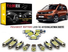 Resim Peugeot Rifter Araçlar için LED İç Aydınlatma Ampul Seti FEMEX Parlak Beyaz 