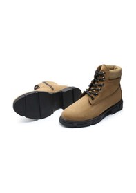 Resim Costo Shoes Büyük Numara Erkek Bot Rahat Geniş Kalıp Kum Nubuk 