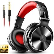 Resim Pro-10-kırmızı Oneodio Kablolu Kulaklık Profesyonel Studio Pro 10/30/50 Dj Kulaklık Mikrofonlu Kulak Üstü Hifi Hi-res Monitör Kulaklığı 