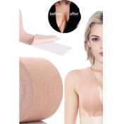 Resim Göğüs Dikleştirici Ve Şekillendirici Bant - Göğüs Bandı - Göğüs Dikleştirici Bant 5 Cm X 5 Metre Ten Rengi 