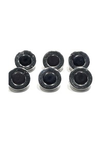 Resim İtalyan Gümüş Çerçeveli / Kaban Ve Trençkot Düğmesi / 6'lı Set / 2,8 Cm / Ita22 