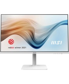 Resim MSI 27" MODERN MD271PW FLAT 1920X1080 (FHD) IPS 75HZ TYPE C BEYAZ ANTI-GLARE MONITOR 