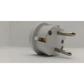 Resim Fetih Ingiliz Fiş Çevirici Adaptör Çevirici Topraklı F-09 1 Adet 
