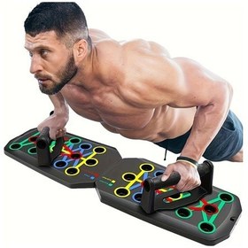 Resim Xuweiwei 1 Adet Proflex Çok Amaçlı Şınav Tahtası - Dayanıklı Pp Ev Spor Ekipmanı - Göğüs Kası Güçlendirici - Mekanik Şınav Tutacağı Siyah 