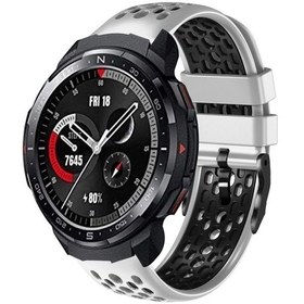 Resim Honor Watch Gs Pro 22mm İki Renkli Nefes Alabilen Silikon Saat Kordonu 