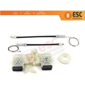 Resim Ford Fiesta 6 2008-2017 4/5 Kapı İçin Ön Sağ Cam Kriko Tamir Seti 