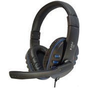 Resim Neevoyu Kubıte T-997 Oyun Kulaklığı Siyah-mavi, Mikrofonlu, Ses Kontrolü, 40mm Hoparlör, Konforlu Uzun Kullanım, 3.5mm Jack 10.1" 