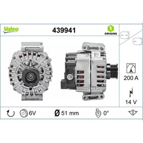 Resim ALTERNATOR (14V 200A) W205 14>18 C218 11>17 W212 09>15 C207 10>16 W166 15>18 C253 16>19 VITO W447 14> SPRINTER 906 09> 