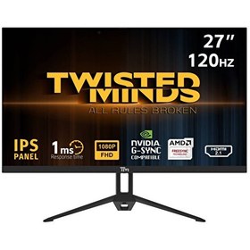 Resim Twisted Minds 27" TM27FHD120IPS FHD 120 HZ 1 MS HDMI DP IPS Çerçevesiz Gaming Monitör 