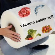 Resim 1 Rulo Paket Vakumlu Gıda Saklama Torbaları - 20cm×10m veya (20/25/30cm)×15m Seçenekleri - Dondurma, Sous Vide ve Yemek Hazırlama için Ticari Kalite Kalın Plastik Mühür Rulosu, Hava Geçirmez Taze Tutma, BPA İçermeyen & Sağlam Yapım, Tüm Vakum Makinelerine Uyumlu 