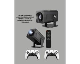 Resim Hcs350pro 1080p Full Hd Taşınabilir Android Projektör 