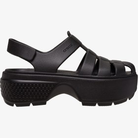 Resim Crocs Stomp Fisherman Kadın Siyah Sandalet 