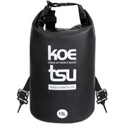 Resim Neevoyu Su Gezisi İçin 15l Su Geçirmez Sırt Çantası - Katlanabilir Paddle Board Taşıma Çantası Siyah 