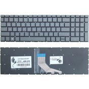 Resim HP Uyumlu 15-cx0039nt (8KZ52EA) Notebook Klavye Işıklı (Füme) 