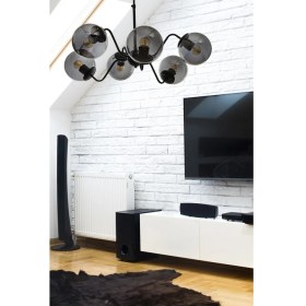 Resim Begüsa Karmen 6lı Si̇yah Füme Glob Camlı Avi̇ze 