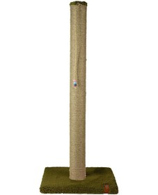 Resim 82cm Lüx Tırmalama Tahtası Catnipli Jüt Tırmalama Yeşil Minder Yüzey 