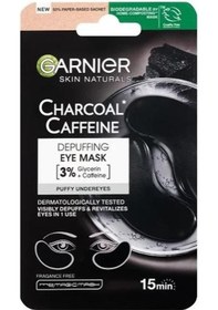Resim Garnier Charcoal Caffeine Kağıt Göz Maskesi 