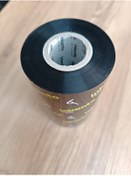 Resim Armor 110mm X 300m Wax Ribon (KUŞE ETİKET ÜZERİNE BARKOD MAKİNESİ İLE BASILIR) 