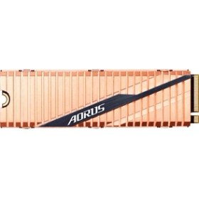 Resim GIGABYTE AORUS NVMe Gen4 SSD 1TB GIGABYTE GP-ASM2NE6100TTTD, 1 TB, 5000 MB/s, 4400 MB/s, PCI-Express 4.0x4, NVMe 1.3, M.2 2280 