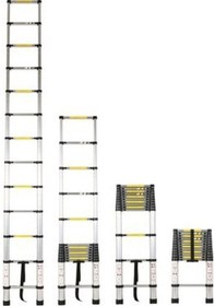 Resim Saraylı Teleskopik Merdiven 13 Basamak 