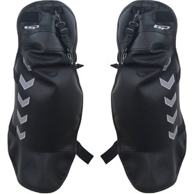 Resim GP KOMPOZİT Universal Bacak Koruma Örtüsü Siyah-Gri (1 Adet Boyunluk Hediye) 