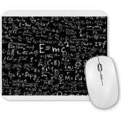 Resim Baskı Dükkanı E=mc2 Formül Matematik Formülü Mouse Pad 