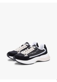 Resim Tommy Hilfiger Fw0fw09187 Th Sporty Chic Runner Kadın Günlük Ayakkabı Siyah 