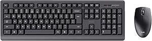Resim Trust İlk Set İtalyan QWERTY Kablosuz Klavye ve Fare Seti, Kıvrılmış Profil Tuşları, Benzersiz USB Alıcısı, Dökülmeye Dayanıklı, İki Sağ Fare, Kablosuz PC Kiti Dizüstü Bilgisayar Mac Windows - Siyah 