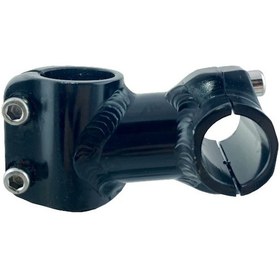 Resim Bisiklet Gidon Boğazı - Zoom, 60 Mm, 28.6-25.4, Alüminyum, Siyah 