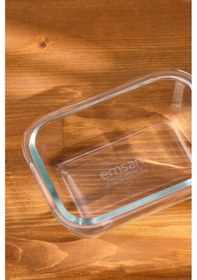 Resim Emsan Soft 370 Ml Borosilikat Saklama Kabı Çok Renkli 